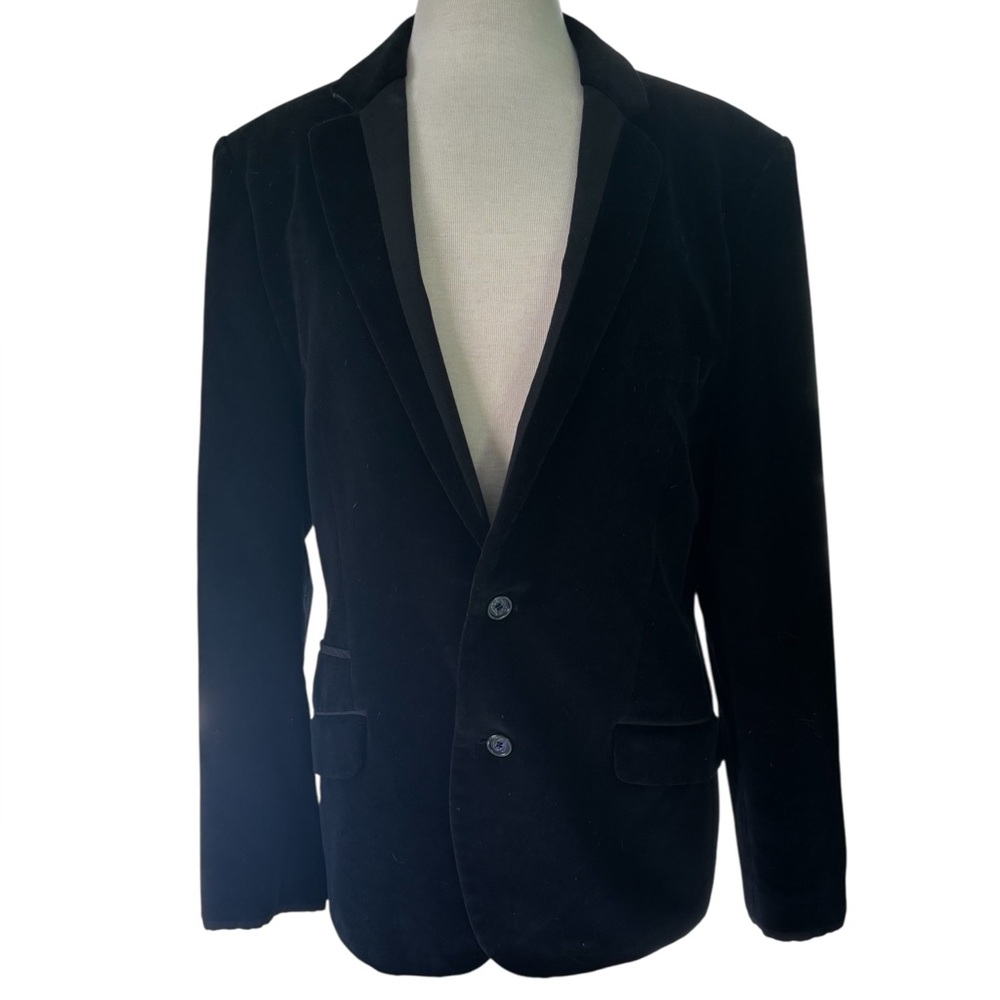Ted Baker Purple Velvet Blazer Classic Gorgeous Silky Violet Lining Womens 6
